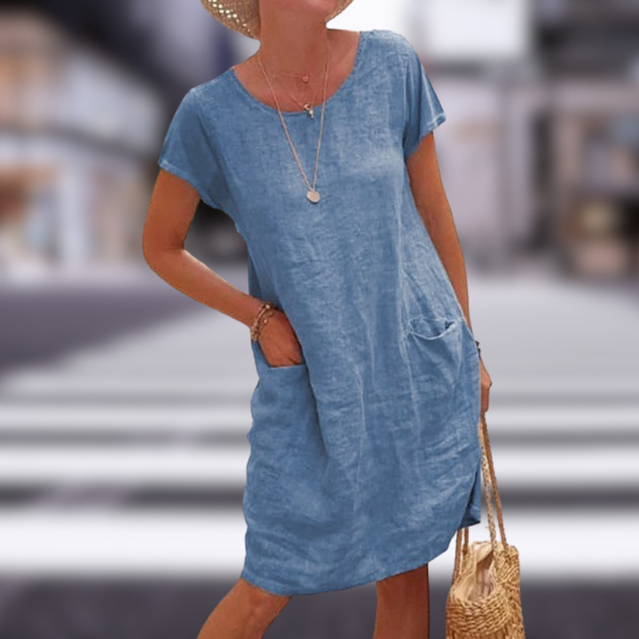 Levoire | Robe d'été décontractée Azzurro