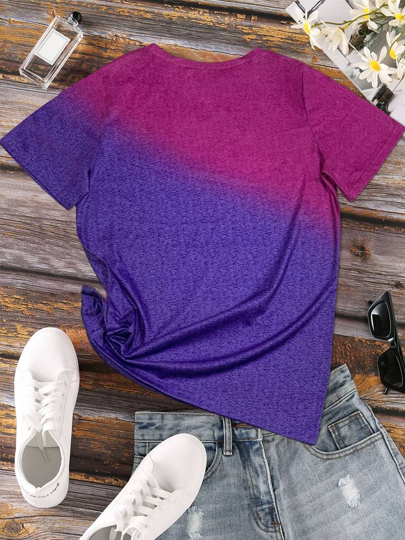 Levoire | T-Shirt Avec Impression De Cœur De Papillon Et Col Rond