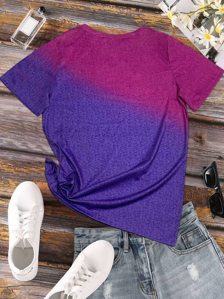 Levoire | T-Shirt Avec Impression De Cœur De Papillon Et Col Rond