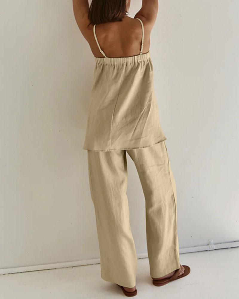 Levoire | Classiquement Élégant Haut Et Pantalon Long