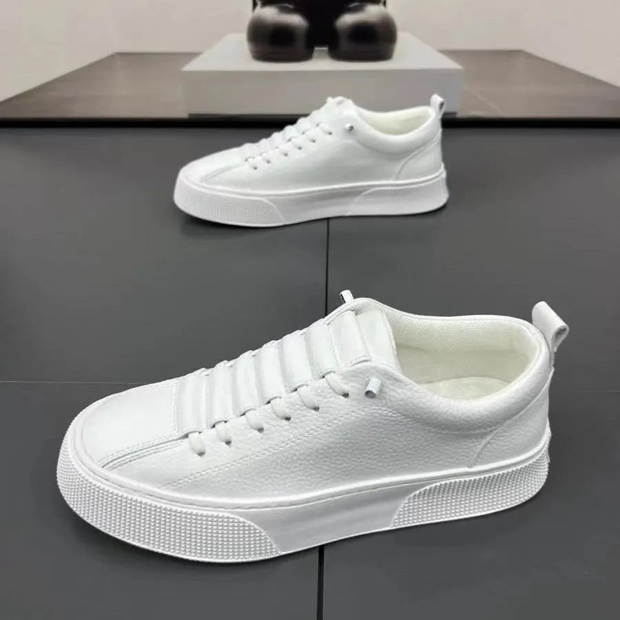 Levoire | Baskets basses pour hommes en simili cuir