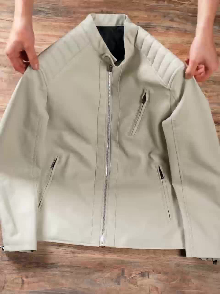 Levoire | Veste en cuir Élégante