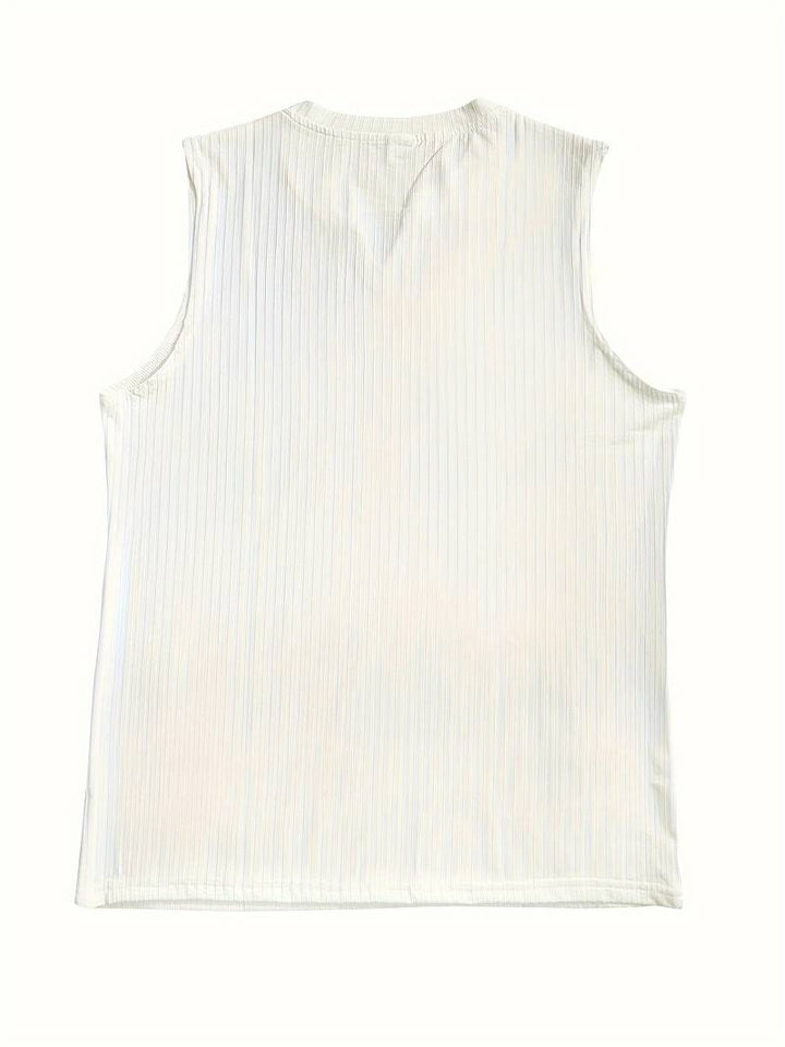 Levoire | Débardeur En Tricot Côtelé Avec Une Haute Teneur En Élasthanne Et Un Décolleté En V