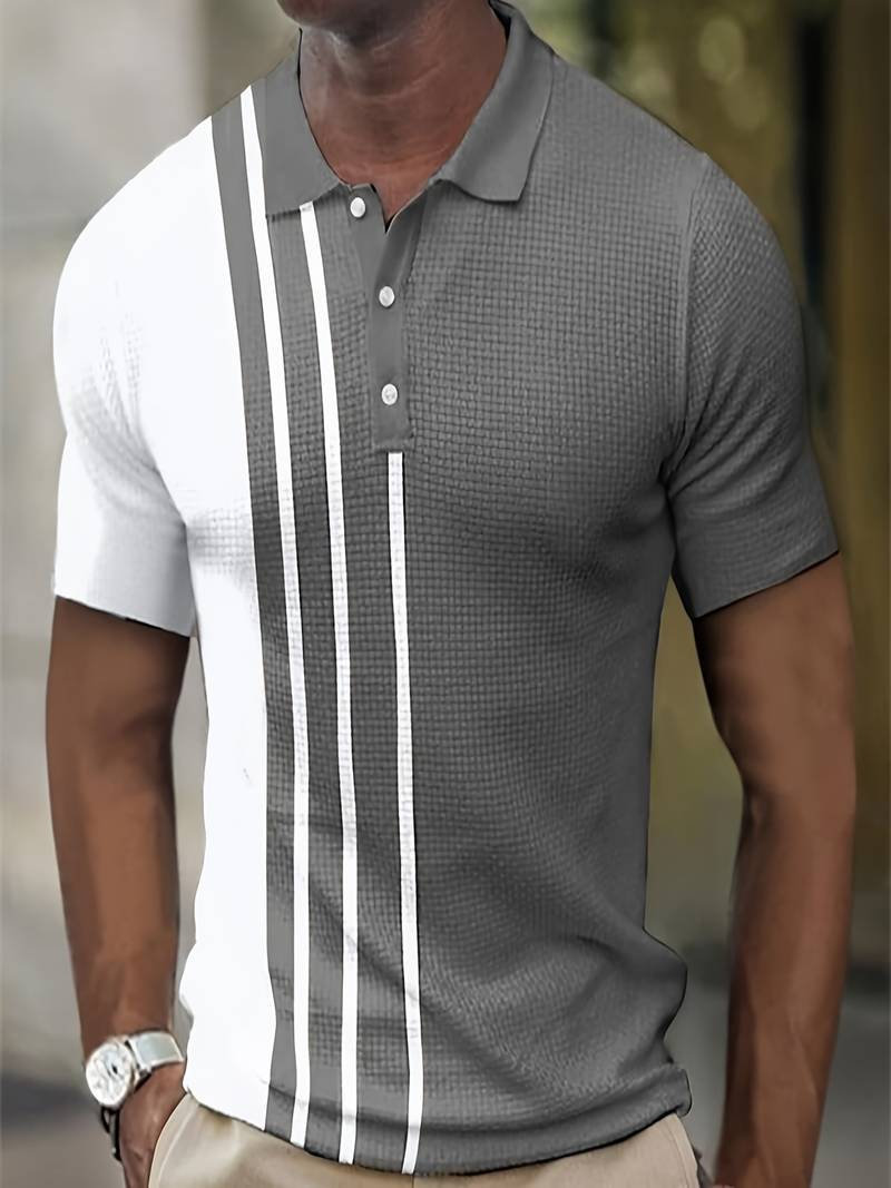 Levoire | Chemise En Bloc De Couleur À Carreaux Et Rayures Gris