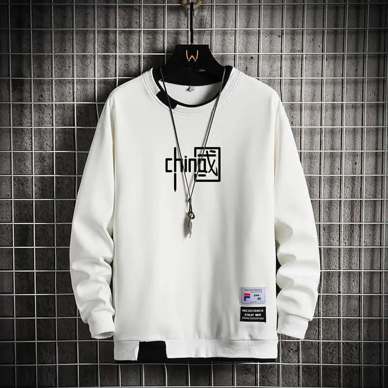 Levoire | Pull décontracté pour hommes Blanc