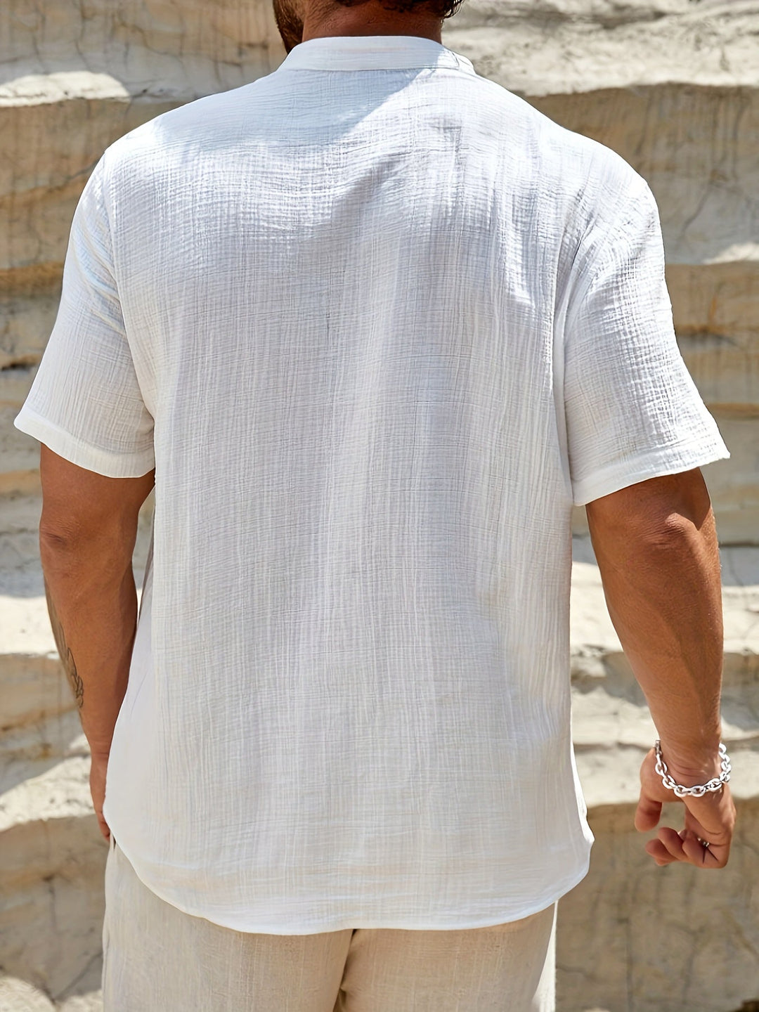 Levoire | T-Shirts Henley En Coton Suspendus