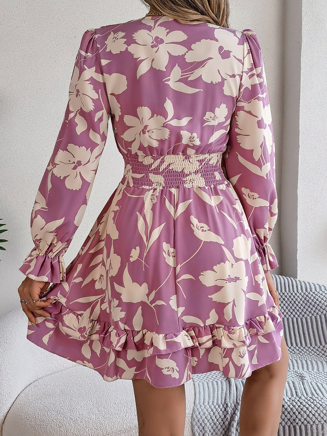 Levoire | Robe Longue À Volants Noués