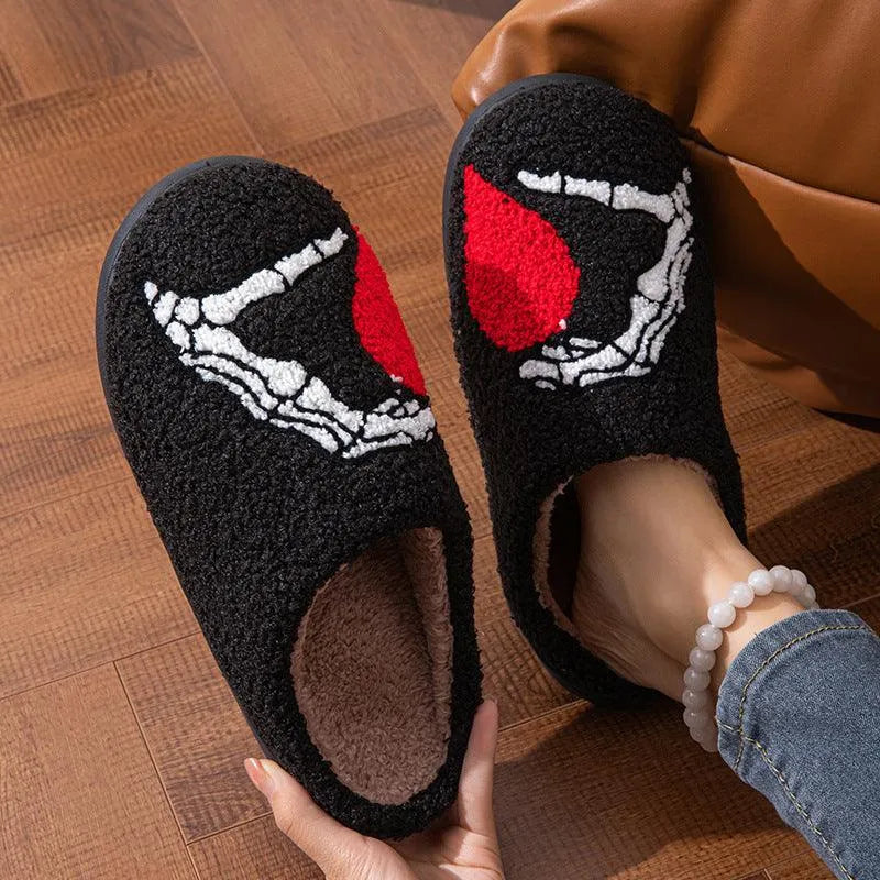 Levoire | Bottes intérieures en coton pour la maison Love Noir