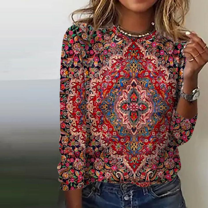 Levoire | T-Shirt Ethnique Fleuri