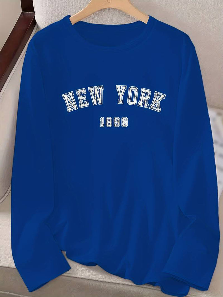 Levoire | T-Shirt À Col Rond Avec Impression New York