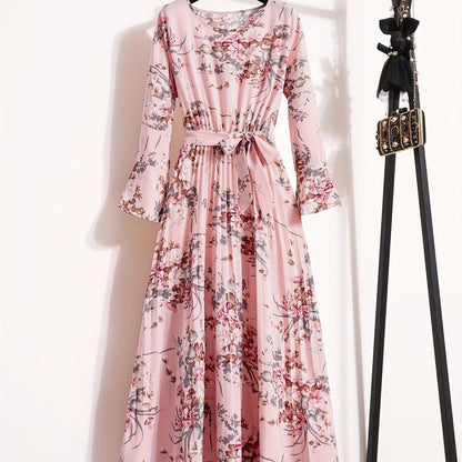 Levoire | Robe Maxi À Motifs Floraux Et À Manches Longues