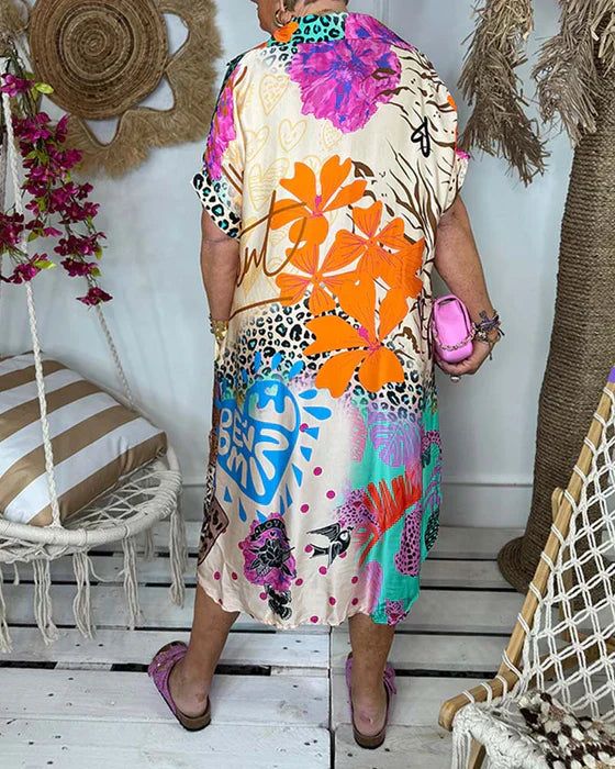 Levoire | Robe Élégante À Imprimé Floral Romantique