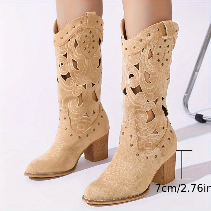 Levoire | Bottes Élégantes Pour Femmes Avec Talons Et Clous