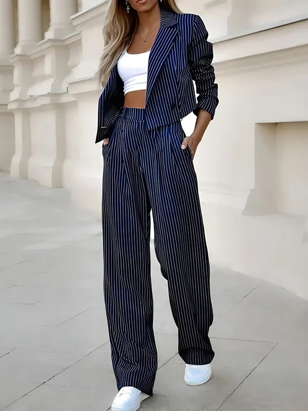 Levoire | Ensemble Avec Manches, Blazer Et Veste Bleu