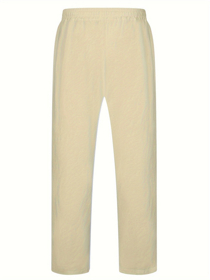 Levoire | Pantalons En Coton Pour Hommes Avec Cordon Et Poches