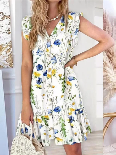 Levoire | Robe Décontractée Imprimée Pour Femmes