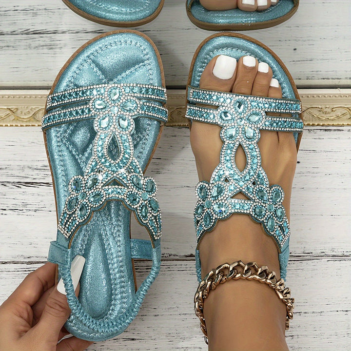 Levoire | Sandales Boho Orthopédiques Bleu ciel