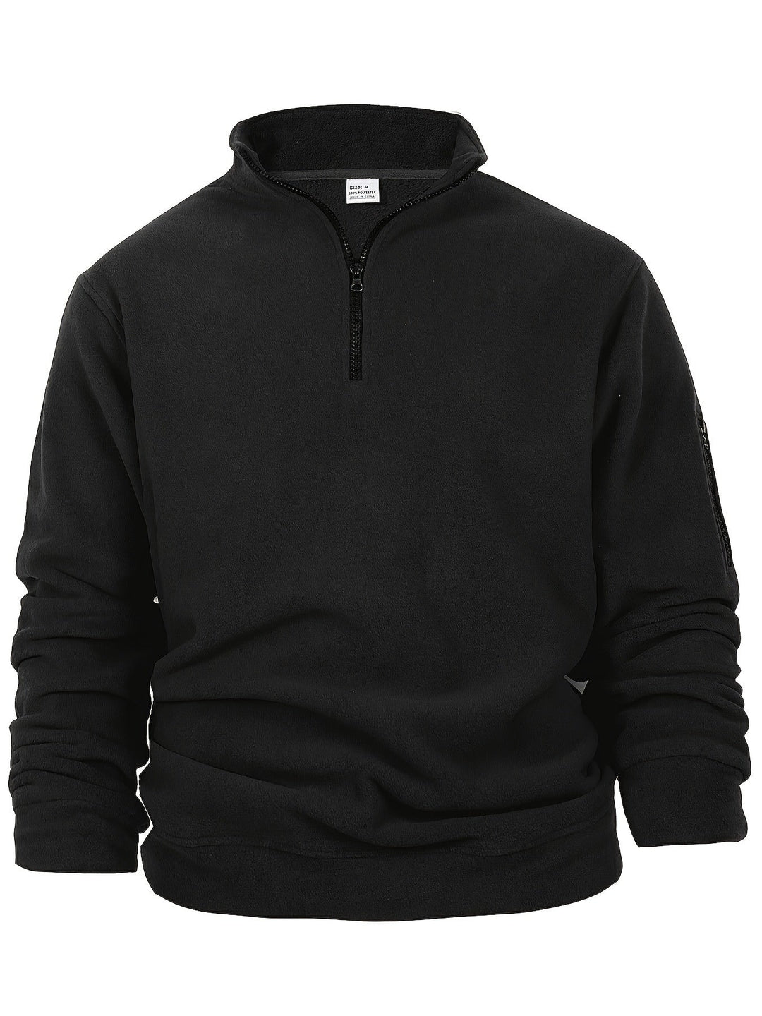 Levoire | Pull À Col Montant En Polaire Réversible Noir
