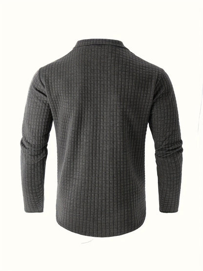 Levoire | Pull En Tricot Uni Willa Avec Col Pour Hommes