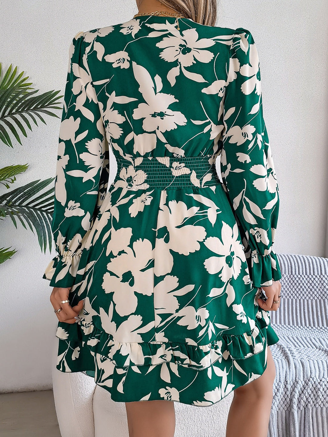 Levoire | Robe Longue À Volants Noués
