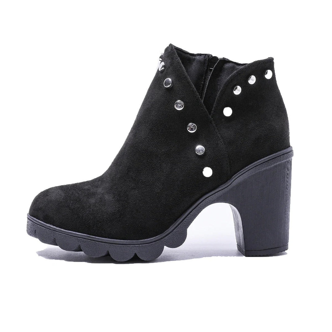 Levoire | Bottines À Talon Block Noir