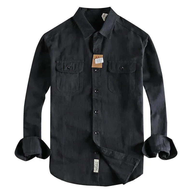 Levoire | Chemise à manches longues pour hommes multicolore