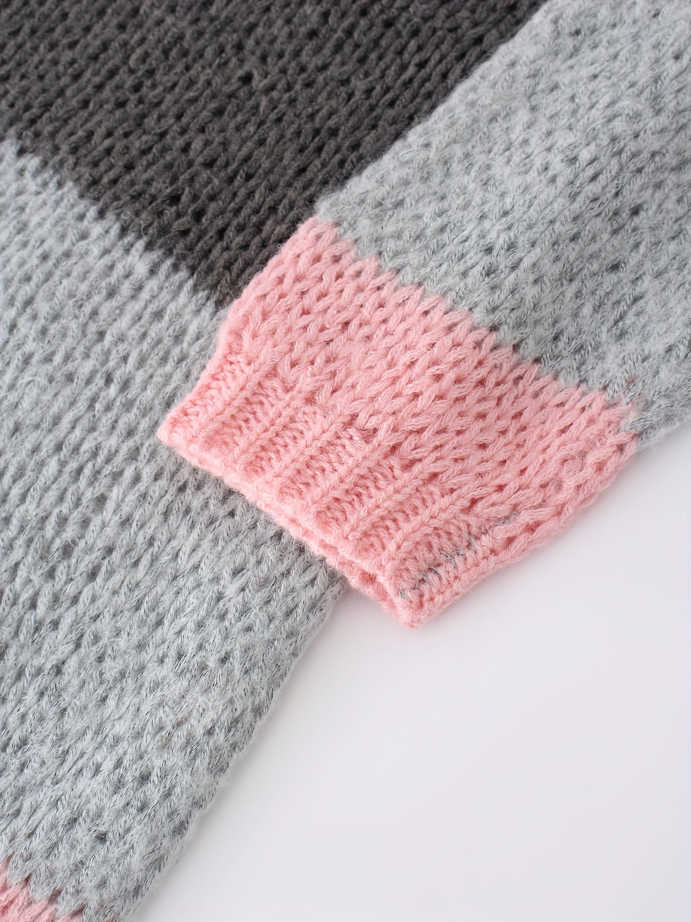 Levoire | Robe En Tricot Rayée Élégante À Manches Longues