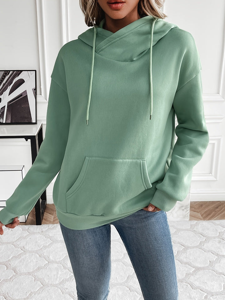 Levoire | Sweat À Capuche Uni Avec Cordon Et Manches Longues