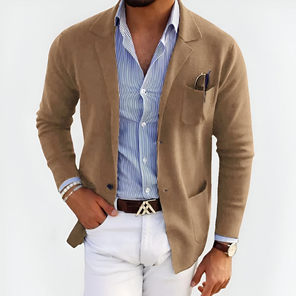 Levoire | Veste Pour Hommes Avec Une Structure Légère Et Élégante Beige