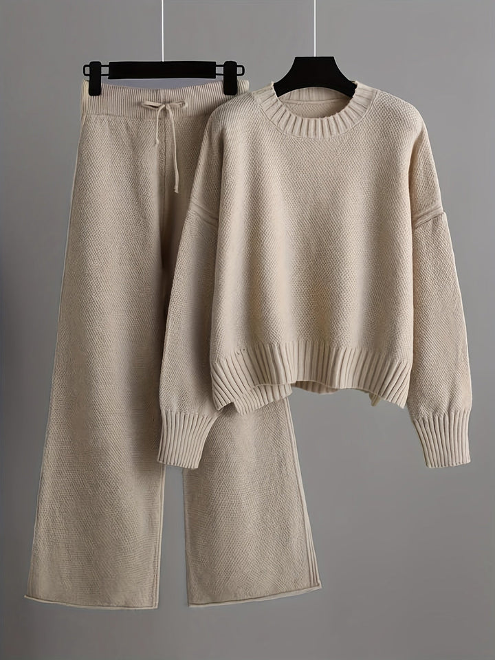 Levoire | Ensemble de tricot confortable Beige