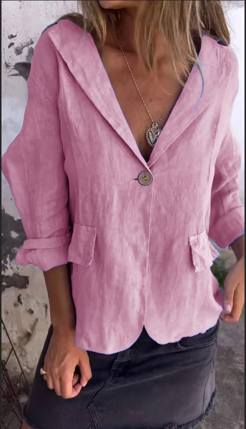 Levoire | Robe Maxi Élégante Contemporaine Rosa