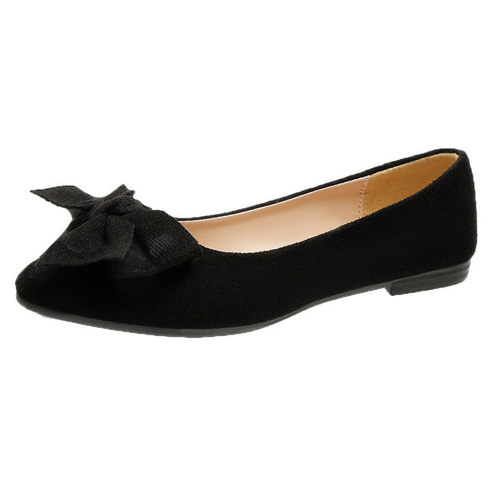 Levoire | Chaussures plates avec un grand nœud
