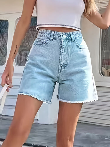 Levoire | Shorts En Denim Esipesty, Avec Des Revers Et Une Coupe Ample