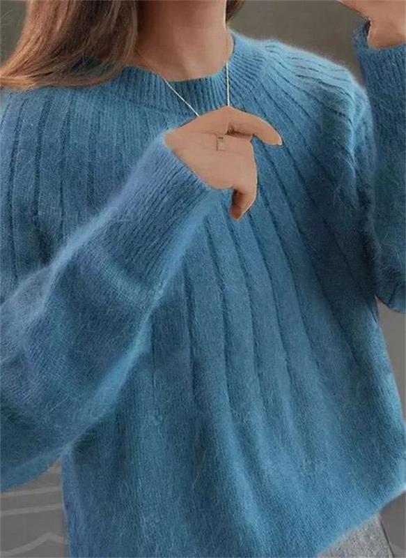 Levoire | Pull En Tricot Doux Marine bleu