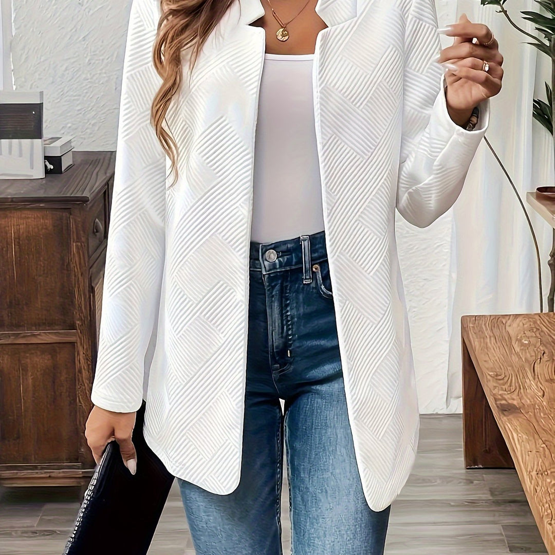 Levoire | Non Combiné Blazer Ouvert Texturé À Manches Longues