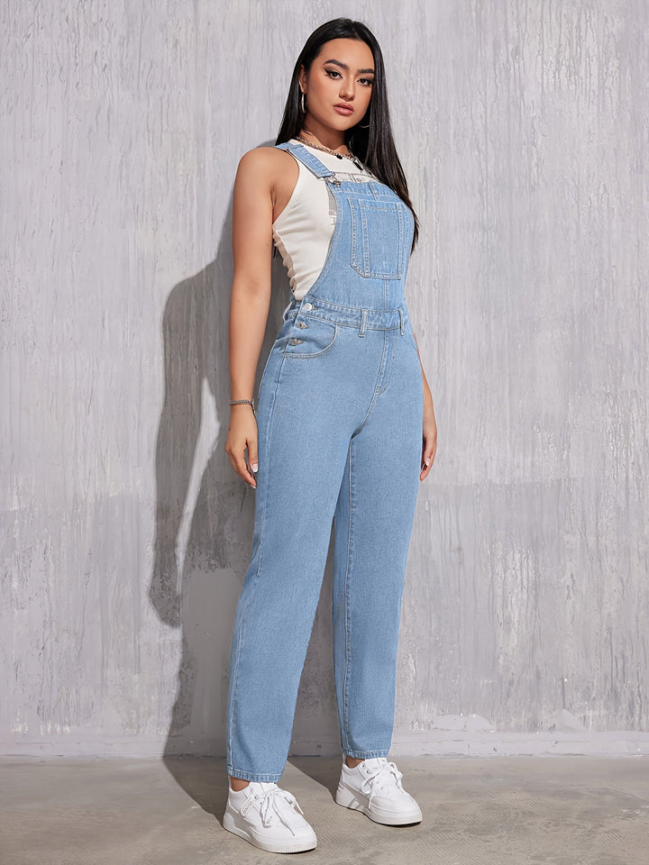 Levoire | Composites Bleu Clair Salopettes En Denim