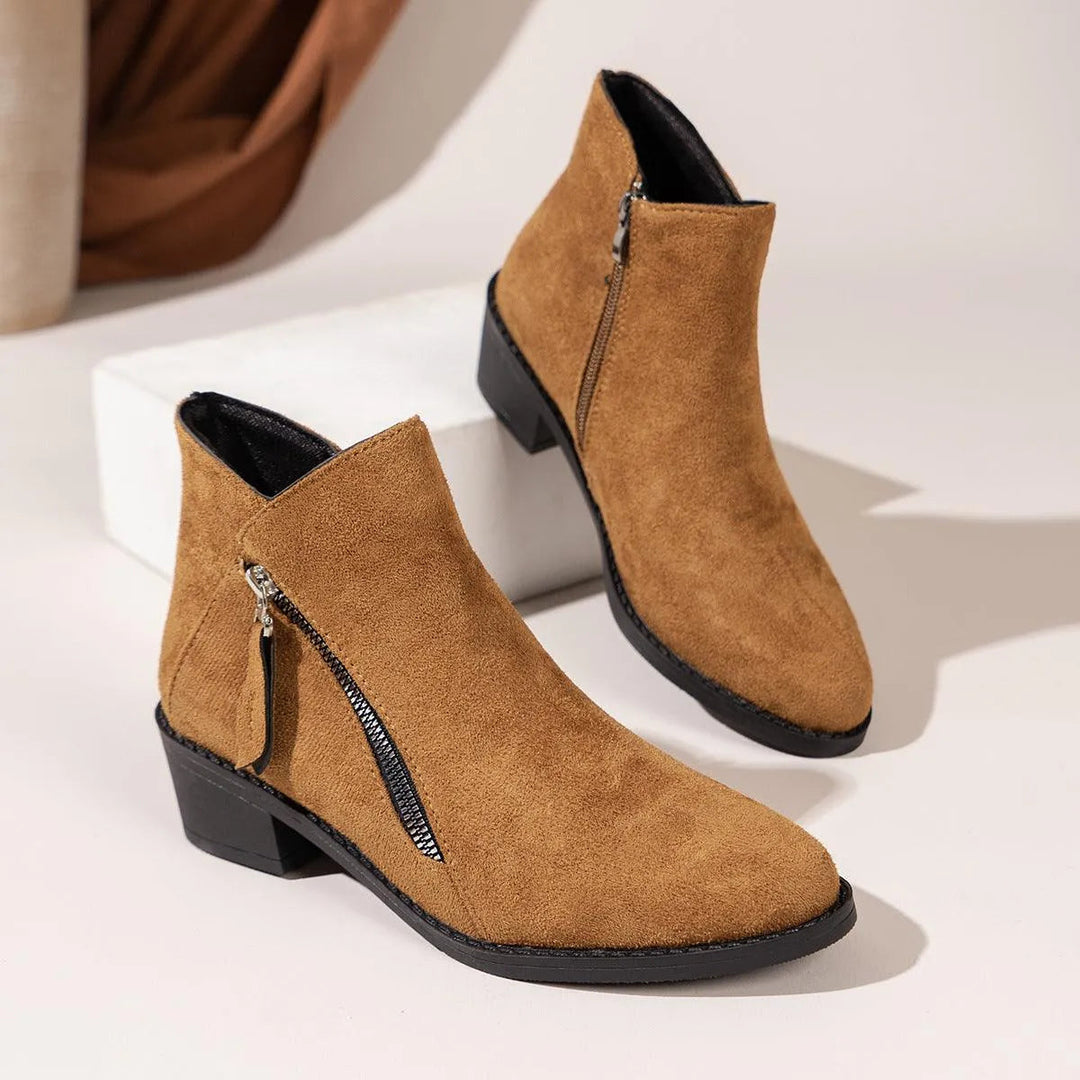 Levoire | Bottes à semelle épaisse Braun