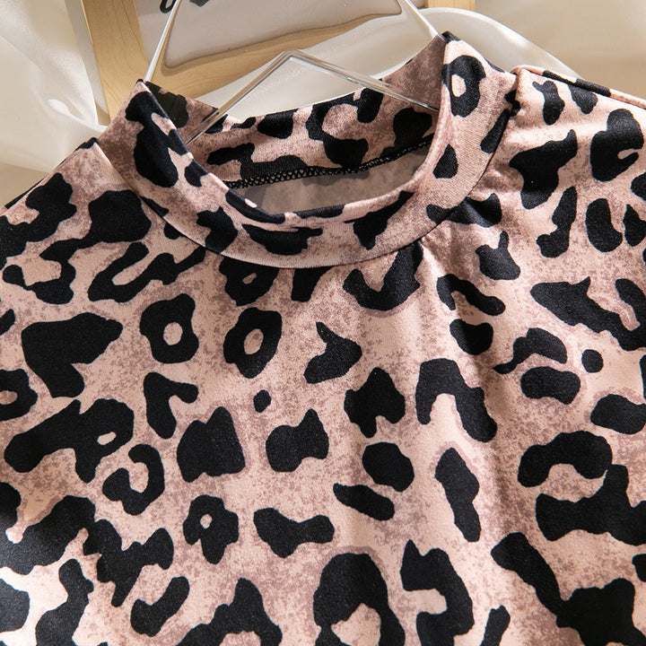 Levoire | Imprimé léopard tissu en filet combinaison sexy