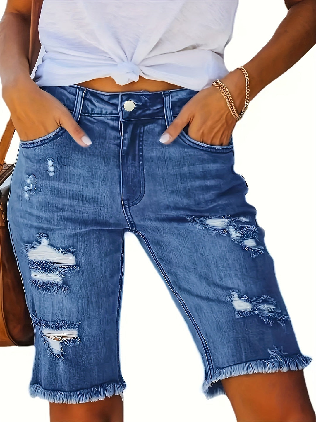 Levoire | Revityt Vartalohartsi Jeans Taille Haute Et À Ourlet Élastique
