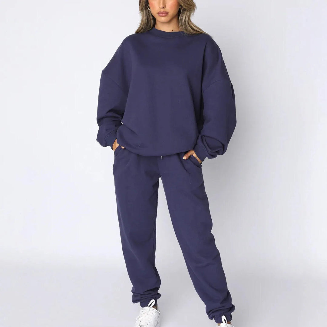Levoire | Vêtements décontractés pour femmes à manches longues Bleu foncé