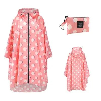 Levoire | Poncho Pour La Randonnée En Plein Air Rose clair Une taille