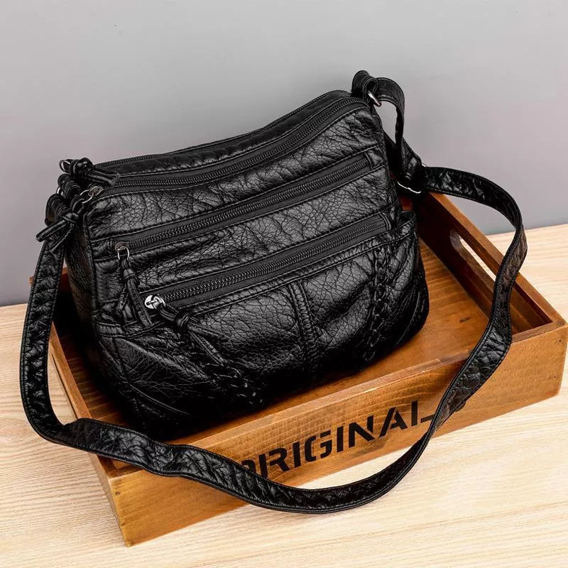 Levoire | Sac En Cuir Souple Noir