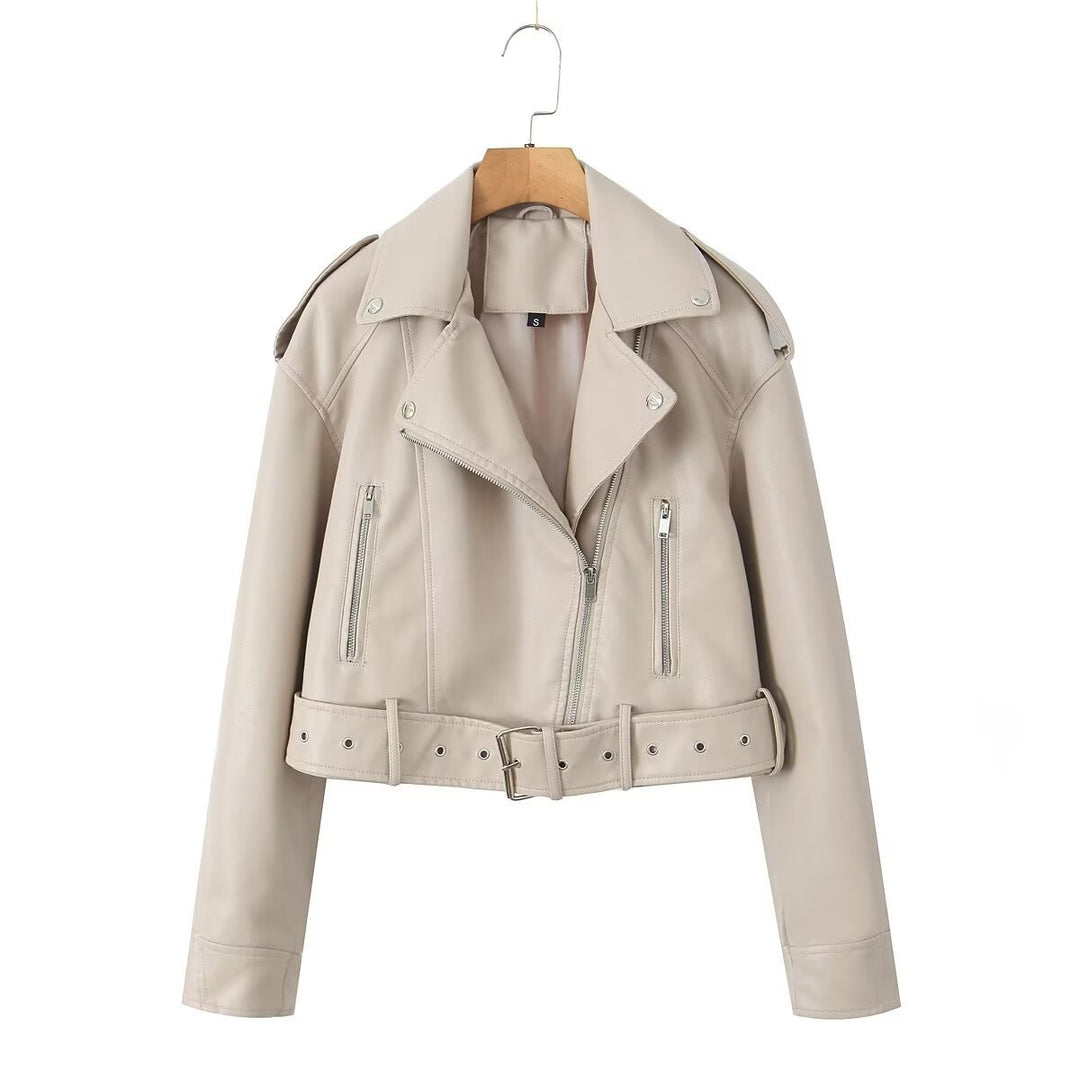 Levoire | Lavable, Vêtement En Cuir À Couleur Changeante Pour Femmes* Beige