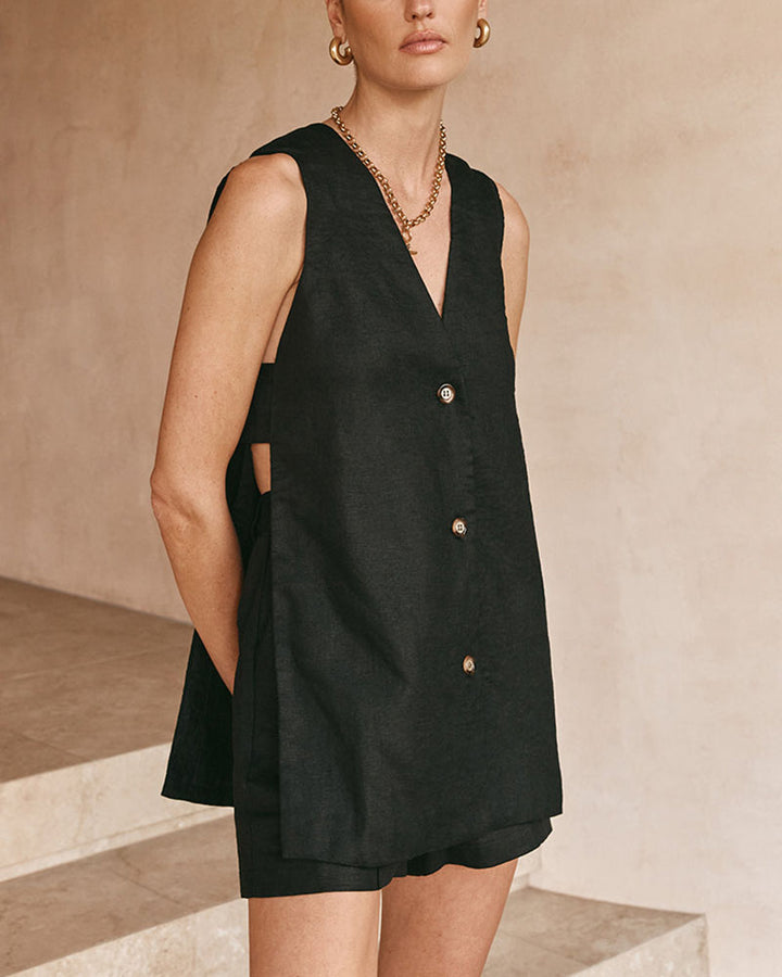 Levoire | Tenue D'Été Raffinée Noir
