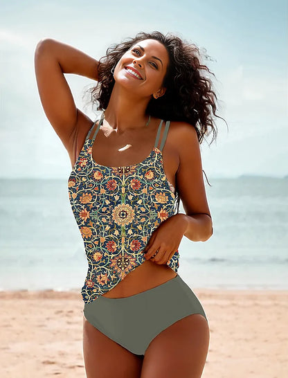 Levoire | Maillot De Bain Sans Manches Avec Un Motif Attrayant Et Glamour