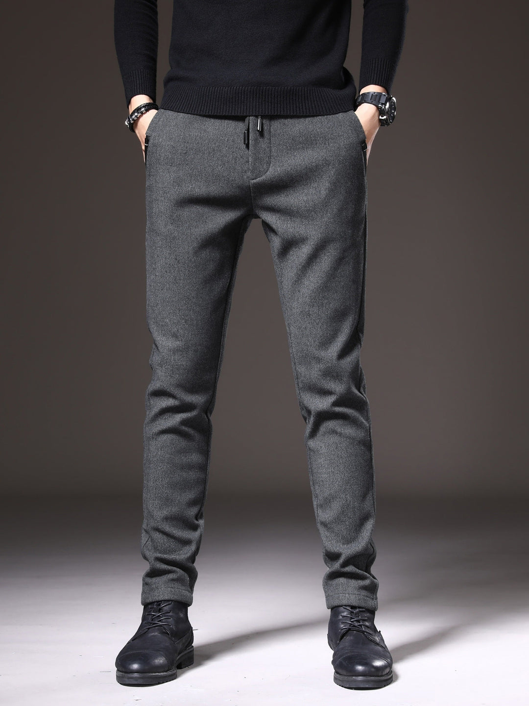 Levoire | Pantalons Hommes Avec Poches Et Ceinture Élastique