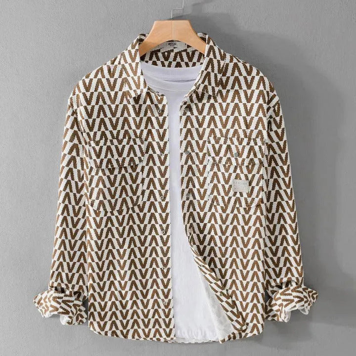 Levoire | Rento loose long-sleeved blouse Braun