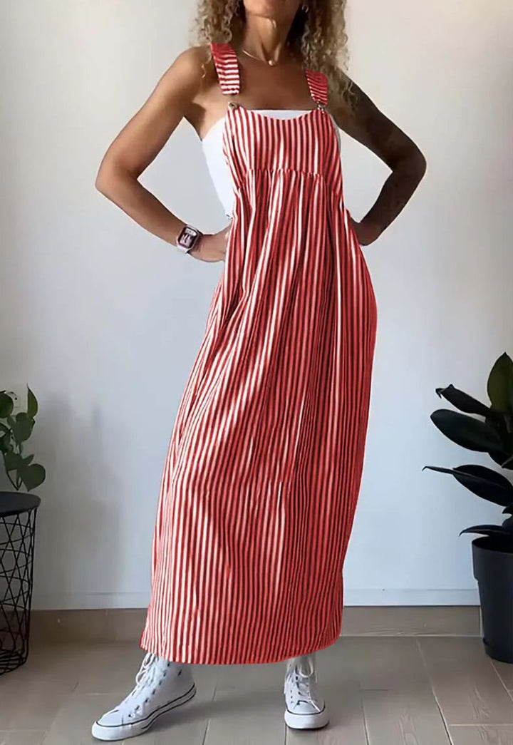 Levoire | Costume décontracté à rayures Rouge
