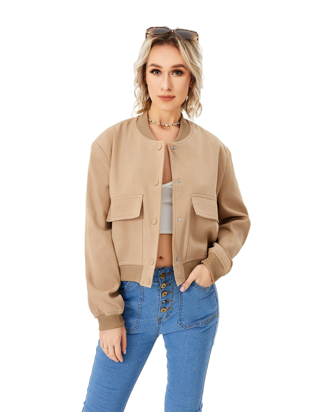 Levoire | Veste Bomber Fine Khaki