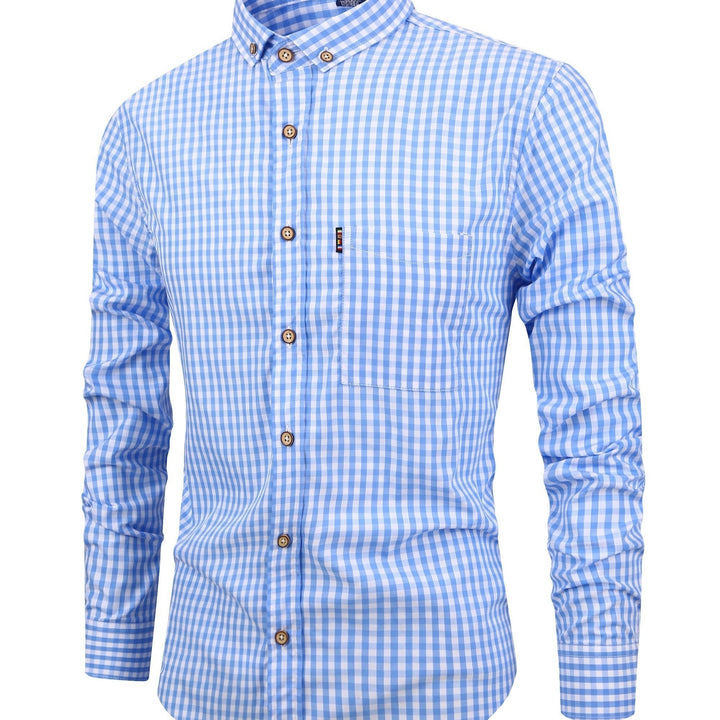 Levoire | Chemise À Carreaux Élégante Pour Hommes Kanavalla